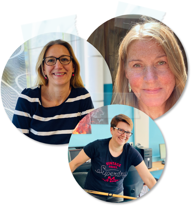 Britta, Tina und Melanie